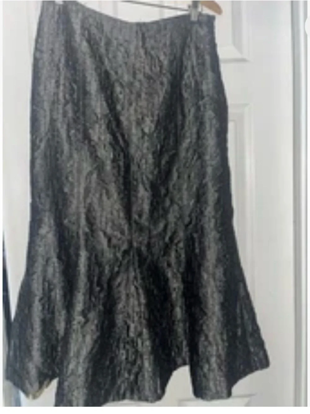Peter NyGard Skirt Women's Size 8 Gray Lined Midi Business Party Classic